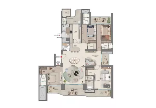 Elan JW Marriott Floor Plan